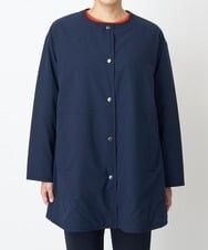 PHUAS60390 GEORGES RECH(小さいサイズ)(メゾン ドゥ サンク) 【リバーシブル】中綿ステッチレスコート ネイビー×ブルー
