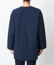 PHUAS60390 GEORGES RECH(小さいサイズ)(メゾン ドゥ サンク) 【リバーシブル】中綿ステッチレスコート ネイビー×ブルー