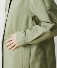 PHUAU46430 GEORGES RECH(小さいサイズ)(メゾン ドゥ サンク) [人気デザイン]メモリータフタライトコート（フード内蔵） カーキグリーン