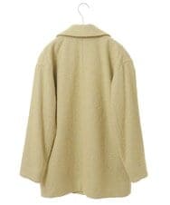 PHUAW06630 GEORGES RECH(小さいサイズ)(メゾン ドゥ サンク) ツイードショートコート ブラック