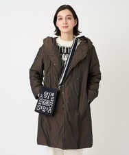 PHUCD55590 GEORGES RECH(小さいサイズ)(メゾン ドゥ サンク) ステッチレスシャンブレーロングダウンコート ブラウン