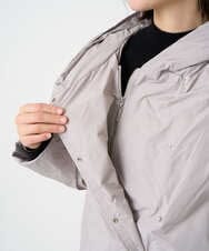 PHUCD55590 GEORGES RECH(小さいサイズ)(メゾン ドゥ サンク) ステッチレスシャンブレーロングダウンコート ライトグレー