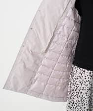 PHUCD55590 GEORGES RECH(小さいサイズ)(メゾン ドゥ サンク) ステッチレスシャンブレーロングダウンコート ライトグレー