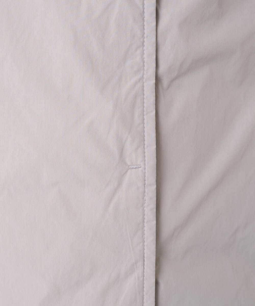 PHUCD55590 GEORGES RECH(小さいサイズ)(メゾン ドゥ サンク) ステッチレスシャンブレーロングダウンコート ライトグレー