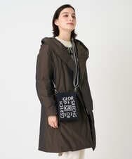 PHUCD55590 GEORGES RECH(小さいサイズ)(メゾン ドゥ サンク) ステッチレスシャンブレーロングダウンコート ライトグレー