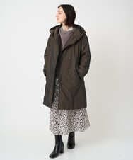 PHUCD55590 GEORGES RECH(小さいサイズ)(メゾン ドゥ サンク) ステッチレスシャンブレーロングダウンコート ライトグレー