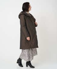 PHUCD55590 GEORGES RECH(小さいサイズ)(メゾン ドゥ サンク) ステッチレスシャンブレーロングダウンコート ライトグレー