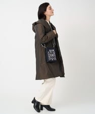 PHUCD55590 GEORGES RECH(小さいサイズ)(メゾン ドゥ サンク) ステッチレスシャンブレーロングダウンコート ライトグレー