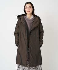 PHUCD55590 GEORGES RECH(小さいサイズ)(メゾン ドゥ サンク) ステッチレスシャンブレーロングダウンコート ライトグレー