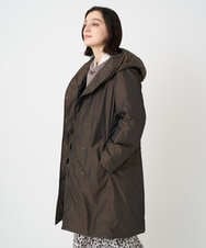 PHUCD55590 GEORGES RECH(小さいサイズ)(メゾン ドゥ サンク) ステッチレスシャンブレーロングダウンコート ライトグレー