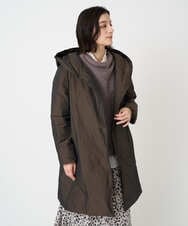 PHUCD55590 GEORGES RECH(小さいサイズ)(メゾン ドゥ サンク) ステッチレスシャンブレーロングダウンコート ライトグレー