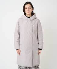 PHUCD55590 GEORGES RECH(小さいサイズ)(メゾン ドゥ サンク) ステッチレスシャンブレーロングダウンコート ライトグレー