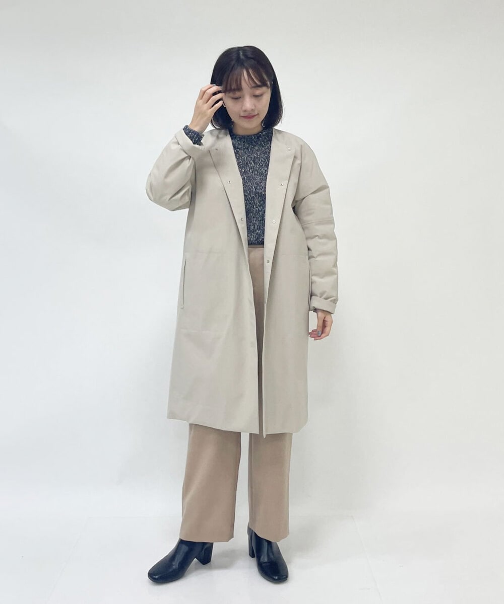 PHUCT01450 GEORGES RECH(小さいサイズ)(メゾン ドゥ サンク) 【防風加工】ステッチレスダウンコート ライトブルー