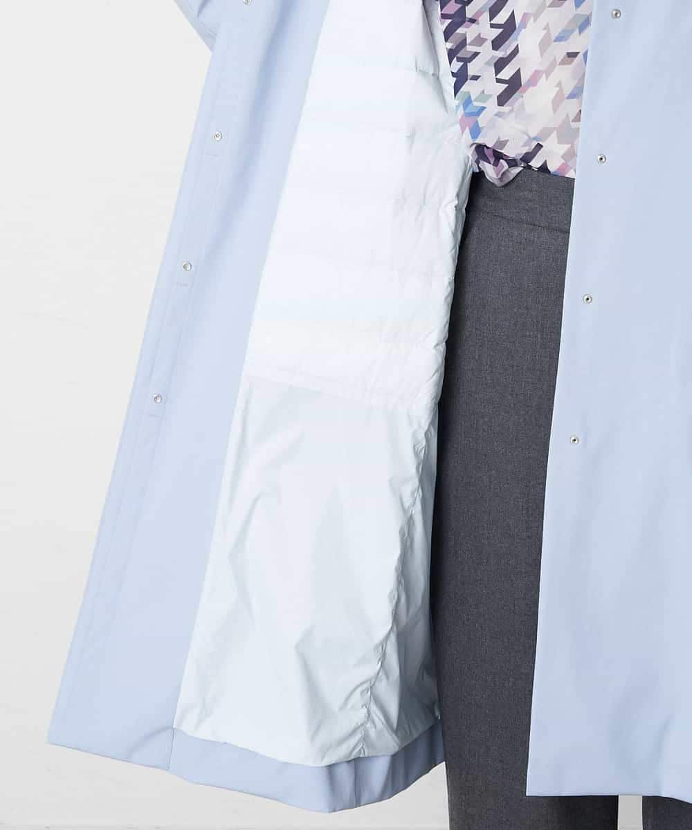 PHUCT01450 GEORGES RECH(小さいサイズ)(メゾン ドゥ サンク) 【防風加工】ステッチレスダウンコート ライトブルー