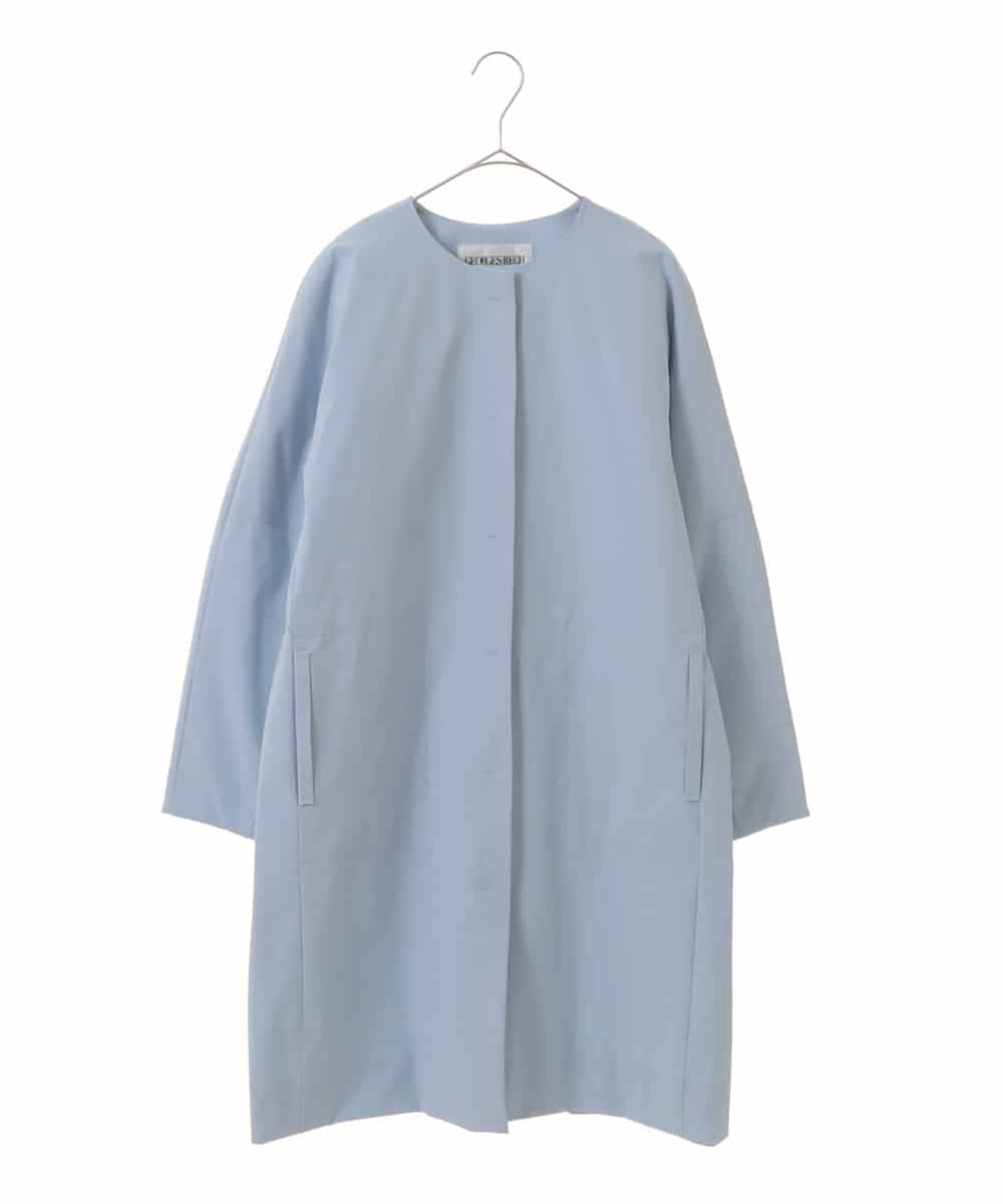 PHUCT01450 GEORGES RECH(小さいサイズ)(メゾン ドゥ サンク) 【防風加工】ステッチレスダウンコート ライトブルー