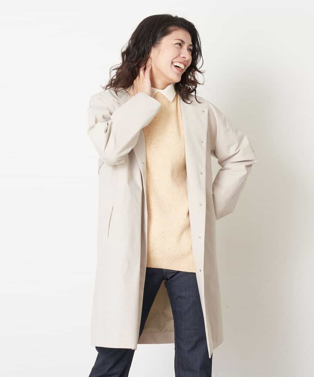 PHUCT01450 GEORGES RECH(小さいサイズ)(メゾン ドゥ サンク) 【防風加工】ステッチレスダウンコート ベージュ
