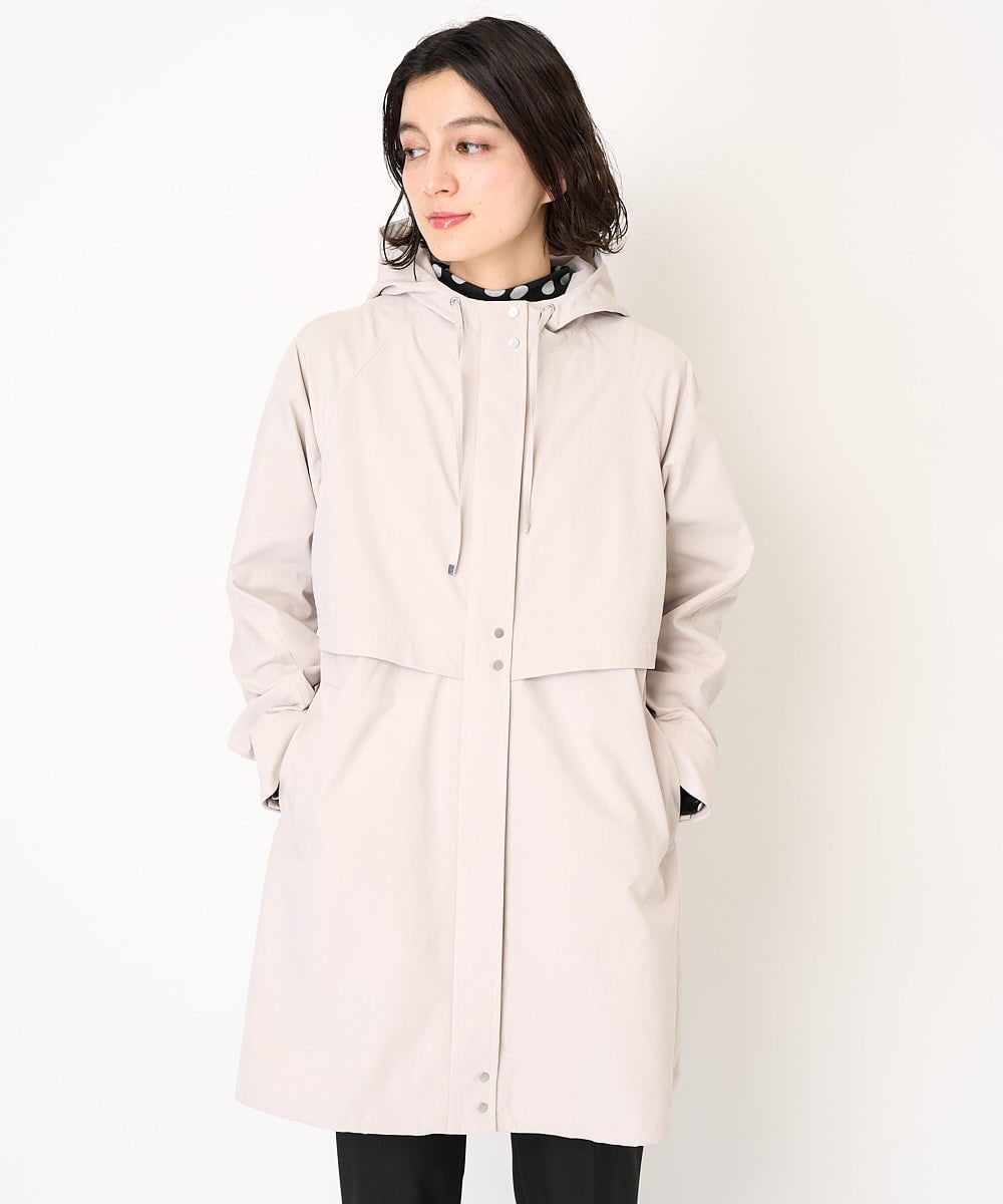 PHUEB20490 GEORGES RECH(小さいサイズ)(メゾン ドゥ サンク) ツイルフーデッドコート ベージュ