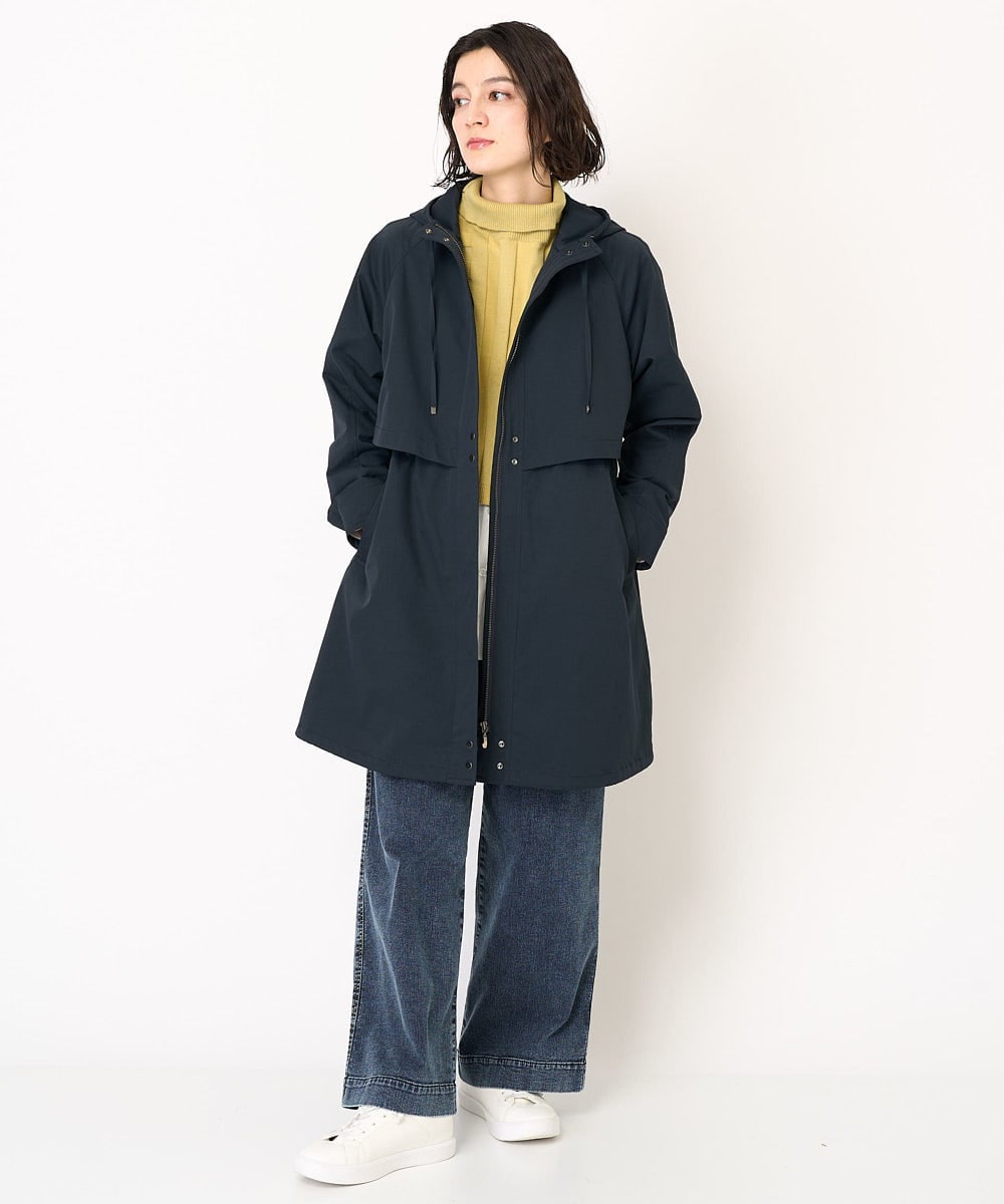 PHUEB20490 GEORGES RECH(小さいサイズ)(メゾン ドゥ サンク) ツイルフーデッドコート ベージュ