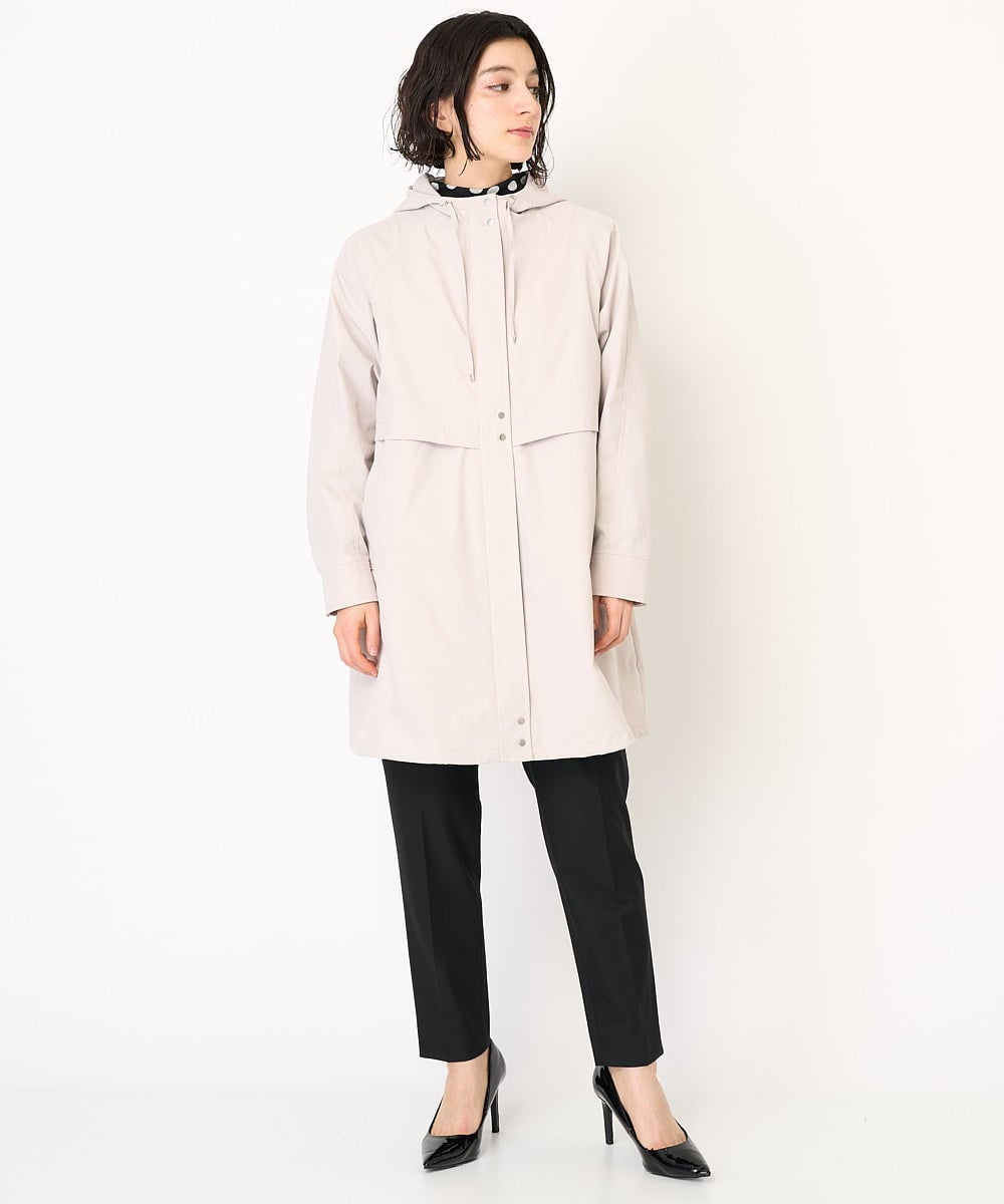 PHUEB20490 GEORGES RECH(小さいサイズ)(メゾン ドゥ サンク) ツイルフーデッドコート ベージュ
