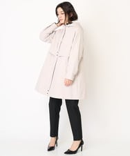PHUEB20490 GEORGES RECH(小さいサイズ)(メゾン ドゥ サンク) ツイルフーデッドコート ベージュ