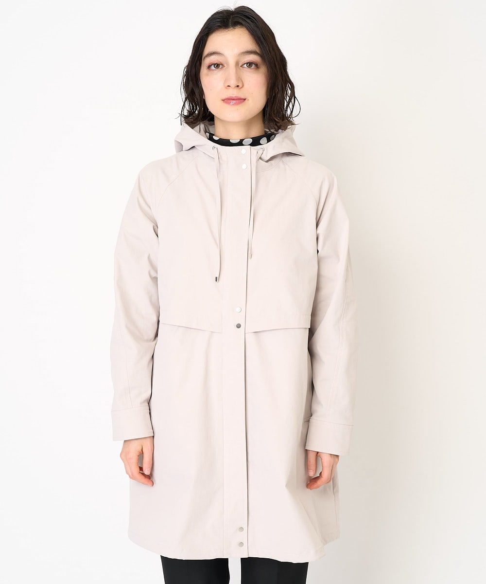 PHUEB20490 GEORGES RECH(小さいサイズ)(メゾン ドゥ サンク) ツイルフーデッドコート ベージュ