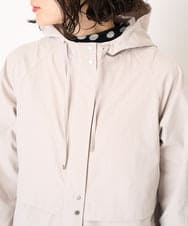 PHUEB20490 GEORGES RECH(小さいサイズ)(メゾン ドゥ サンク) ツイルフーデッドコート ベージュ