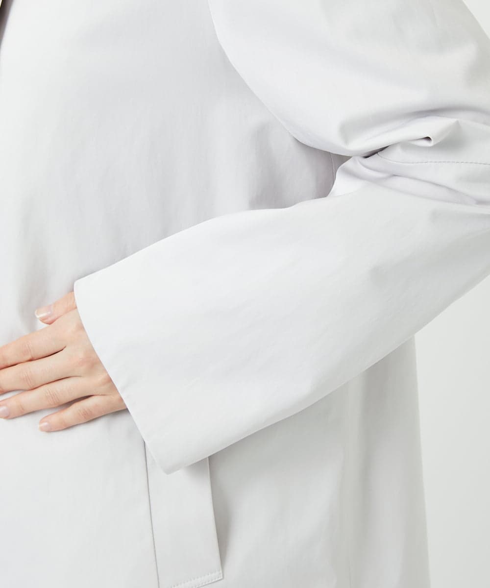 PHUEE07490 GEORGES RECH(小さいサイズ)(メゾン ドゥ サンク) テントライン2WAYカラーコート ライトグレー