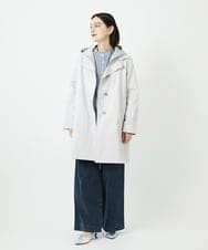 PHUEE07490 GEORGES RECH(小さいサイズ)(メゾン ドゥ サンク) テントライン2WAYカラーコート ライトグレー