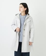 PHUEE07490 GEORGES RECH(小さいサイズ)(メゾン ドゥ サンク) テントライン2WAYカラーコート ライトグレー