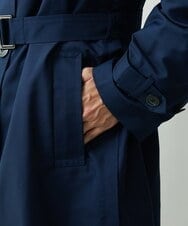 PHUES20430 GEORGES RECH(小さいサイズ)(メゾン ドゥ サンク) メモリータフタトレンチコート ネイビー