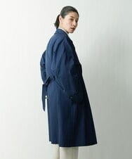 PHUES20430 GEORGES RECH(小さいサイズ)(メゾン ドゥ サンク) メモリータフタトレンチコート ネイビー