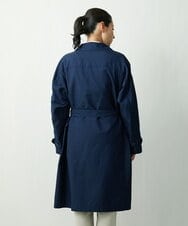 PHUES20430 GEORGES RECH(小さいサイズ)(メゾン ドゥ サンク) メモリータフタトレンチコート ネイビー