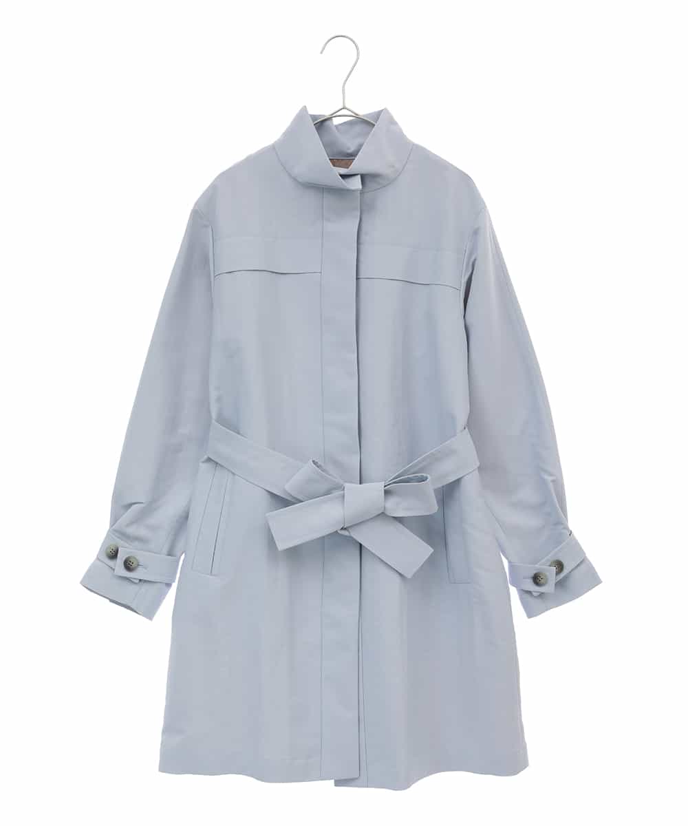 PHUET01630 GEORGES RECH(小さいサイズ)(メゾン ドゥ サンク) ナイロンリバートレンチコート サックスブルー