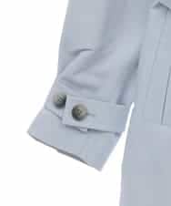PHUET01630 GEORGES RECH(小さいサイズ)(メゾン ドゥ サンク) ナイロンリバートレンチコート サックスブルー