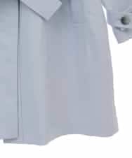 PHUET01630 GEORGES RECH(小さいサイズ)(メゾン ドゥ サンク) ナイロンリバートレンチコート サックスブルー
