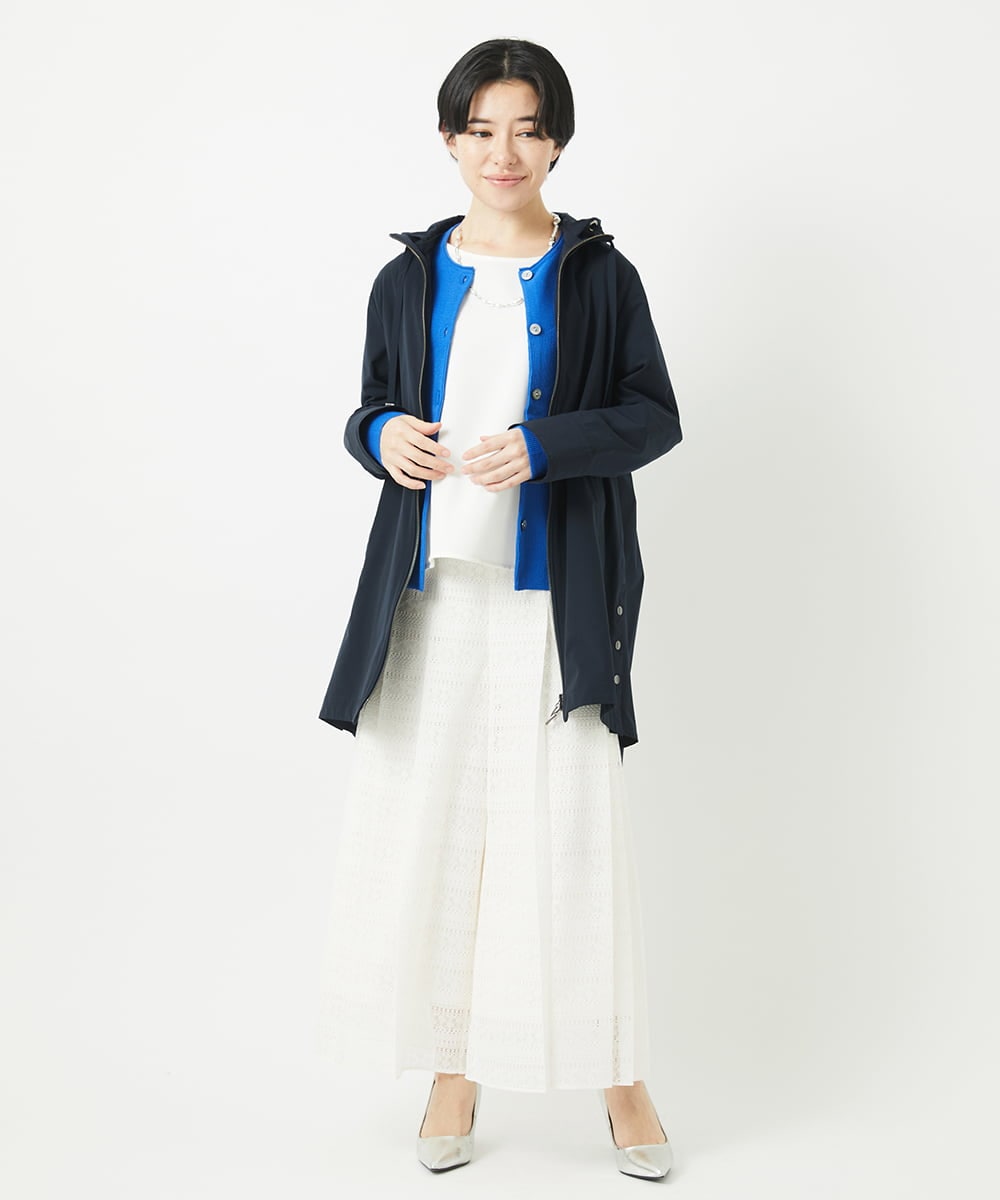 PHUGB40490 GEORGES RECH(小さいサイズ)(メゾン ドゥ サンク) ヘムライン4WAYタフタフードコート ベージュ