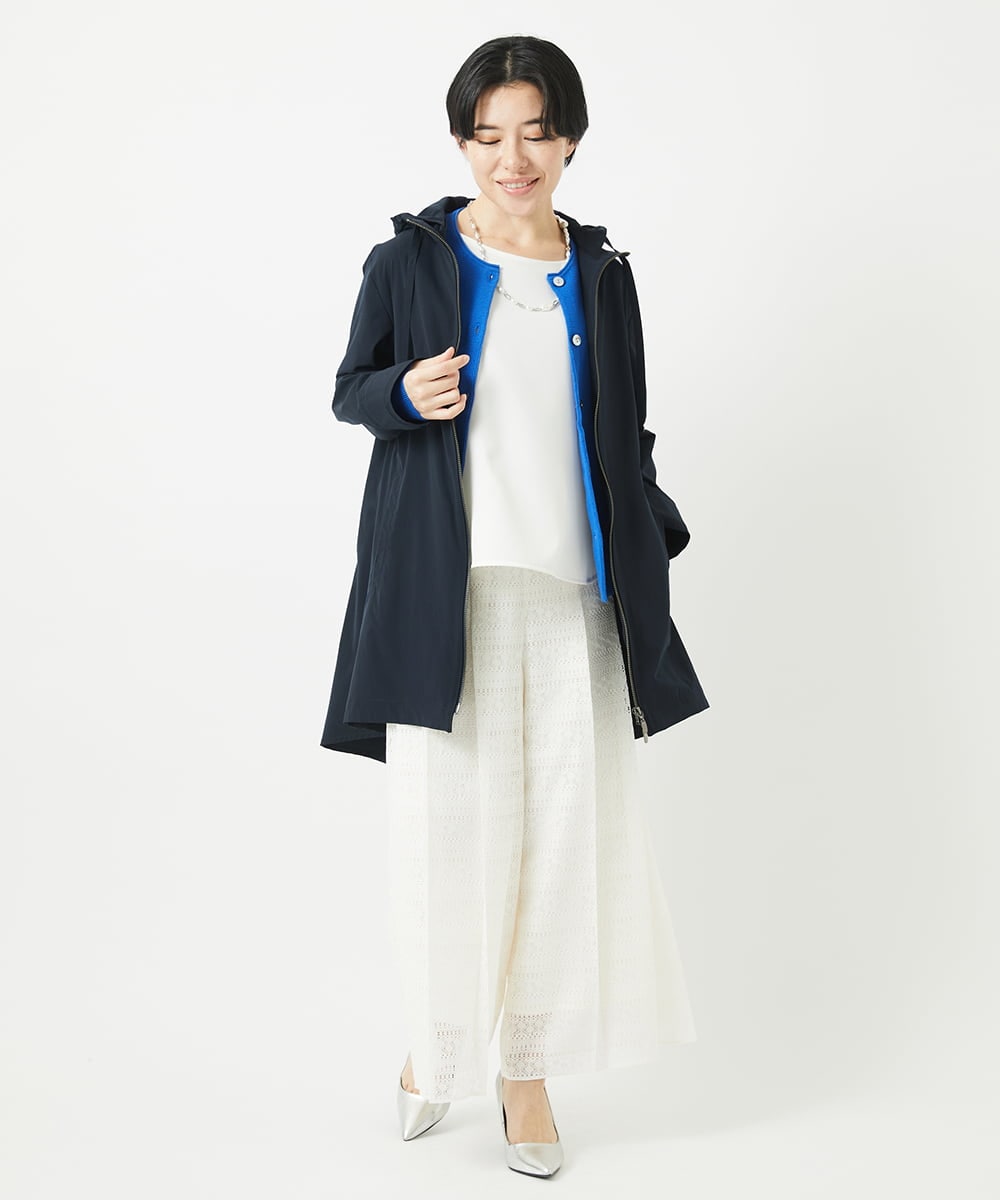 PHUGB40490 GEORGES RECH(小さいサイズ)(メゾン ドゥ サンク) ヘムライン4WAYタフタフードコート ベージュ