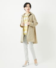 PHUGB40490 GEORGES RECH(小さいサイズ)(メゾン ドゥ サンク) ヘムライン4WAYタフタフードコート ベージュ