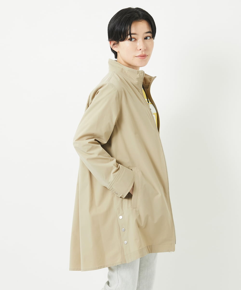 PHUGB40490 GEORGES RECH(小さいサイズ)(メゾン ドゥ サンク) ヘムライン4WAYタフタフードコート ベージュ