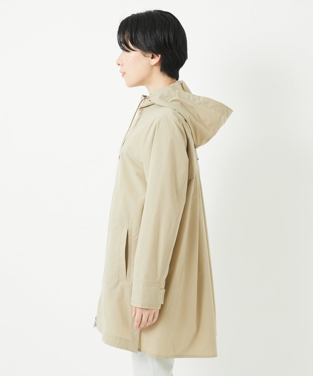 PHUGB40490 GEORGES RECH(小さいサイズ)(メゾン ドゥ サンク) ヘムライン4WAYタフタフードコート ベージュ
