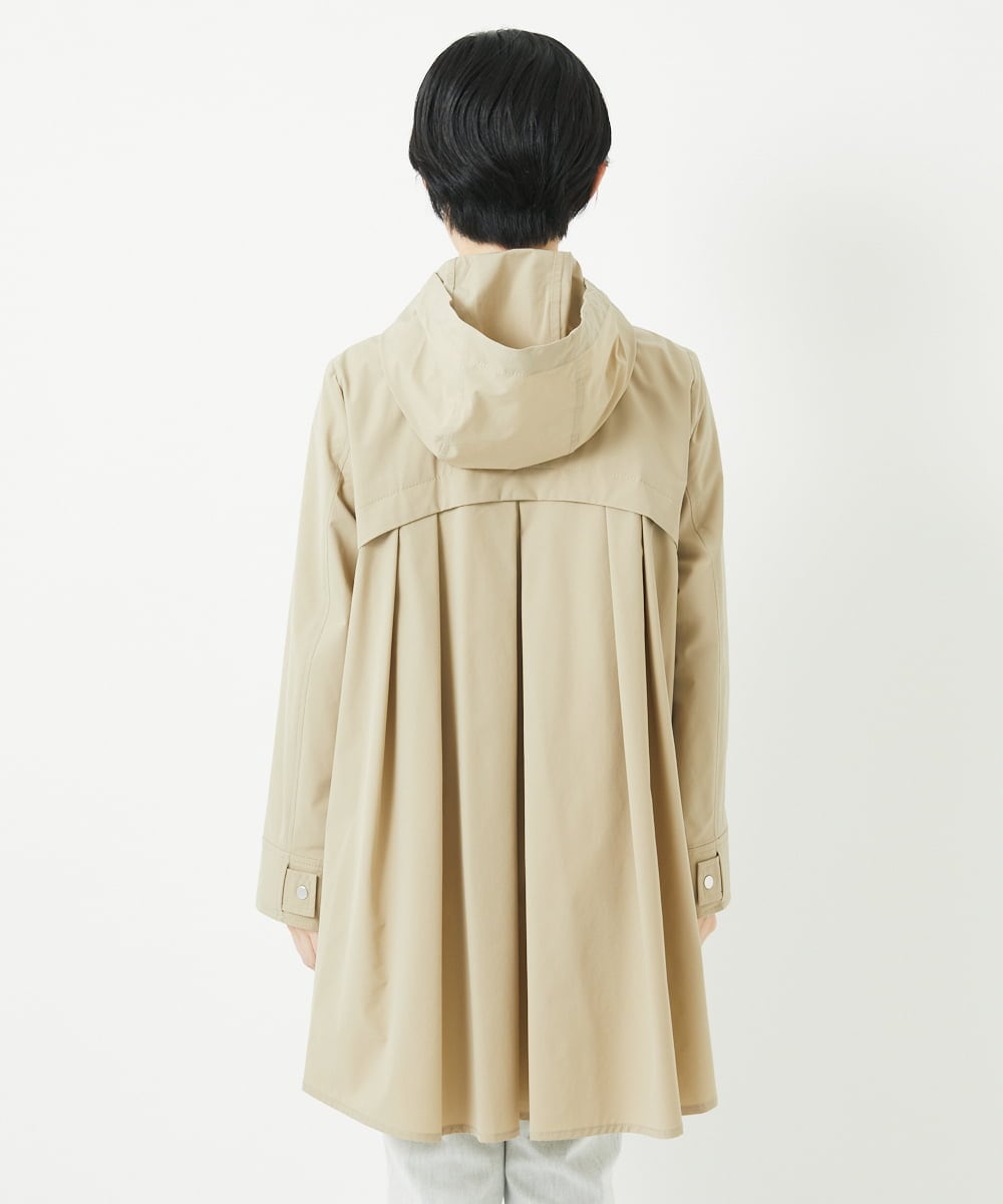 PHUGB40490 GEORGES RECH(小さいサイズ)(メゾン ドゥ サンク) ヘムライン4WAYタフタフードコート ベージュ