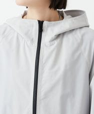 PHUGE40490 GEORGES RECH(小さいサイズ)(メゾン ドゥ サンク) 4WAYタフタフーデッドコート ライトグレー