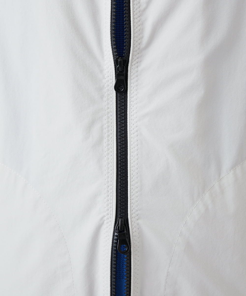 PHUGE40490 GEORGES RECH(小さいサイズ)(メゾン ドゥ サンク) 4WAYタフタフーデッドコート ライトグレー