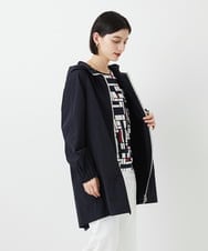 PHUGE40490 GEORGES RECH(小さいサイズ)(メゾン ドゥ サンク) 4WAYタフタフーデッドコート ライトグレー