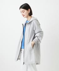 PHUGE40490 GEORGES RECH(小さいサイズ)(メゾン ドゥ サンク) 4WAYタフタフーデッドコート ライトグレー