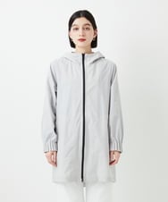 PHUGE40490 GEORGES RECH(小さいサイズ)(メゾン ドゥ サンク) 4WAYタフタフーデッドコート ライトグレー