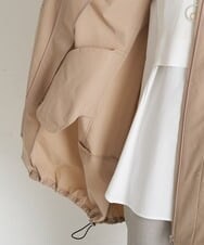 PHUGT40490 GEORGES RECH(小さいサイズ)(メゾン ドゥ サンク) [洗える]ストレッチマウンテンコート   ベージュ