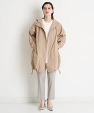 PHUGT40490 GEORGES RECH(小さいサイズ)(メゾン ドゥ サンク) [洗える]ストレッチマウンテンコート   ベージュ