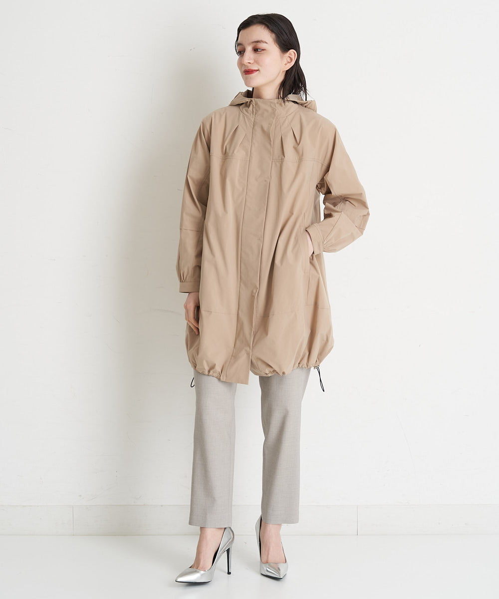 PHUGT40490 GEORGES RECH(小さいサイズ)(メゾン ドゥ サンク) [洗える]ストレッチマウンテンコート   ベージュ