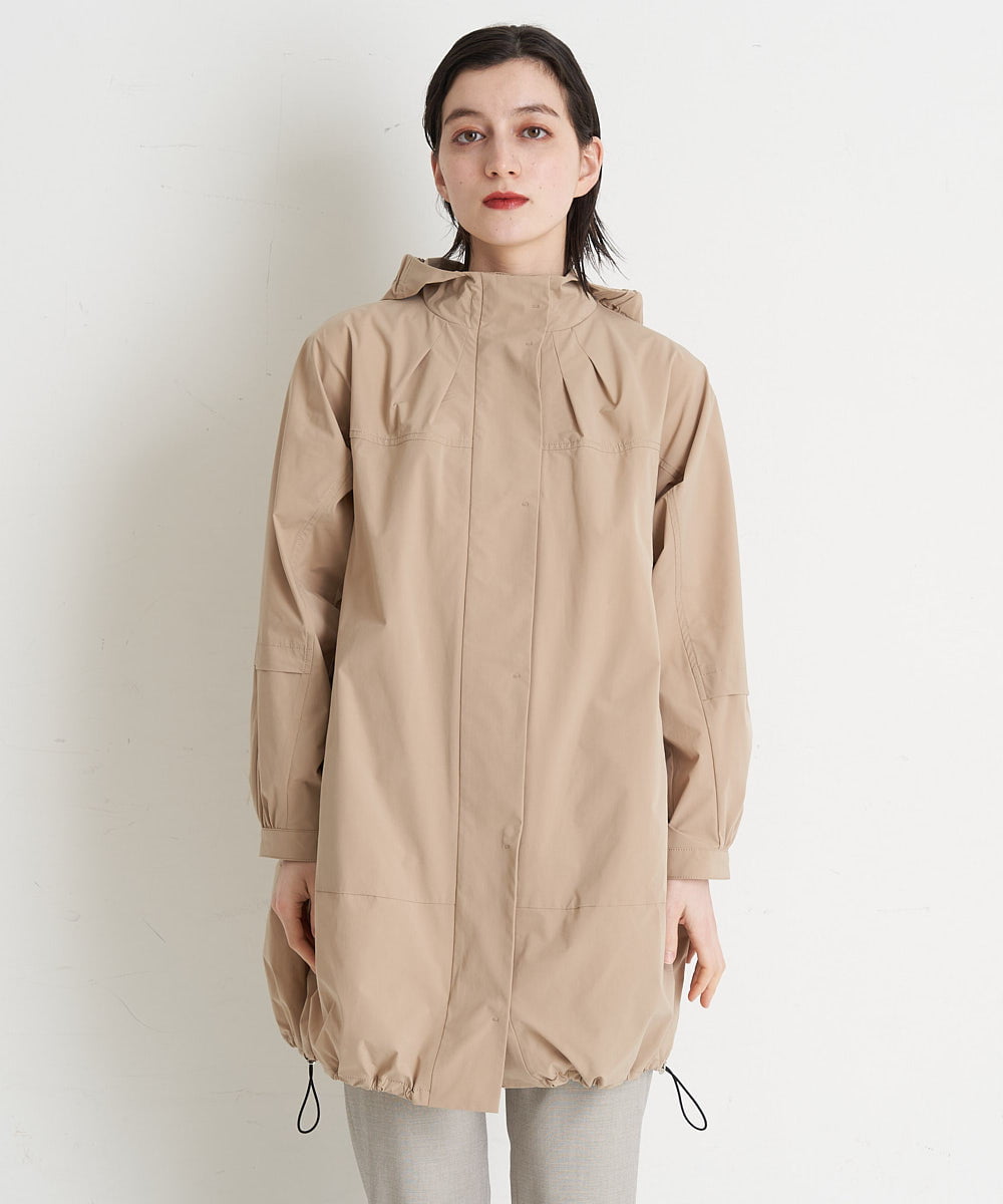 PHUGT40490 GEORGES RECH(小さいサイズ)(メゾン ドゥ サンク) [洗える]ストレッチマウンテンコート   ベージュ